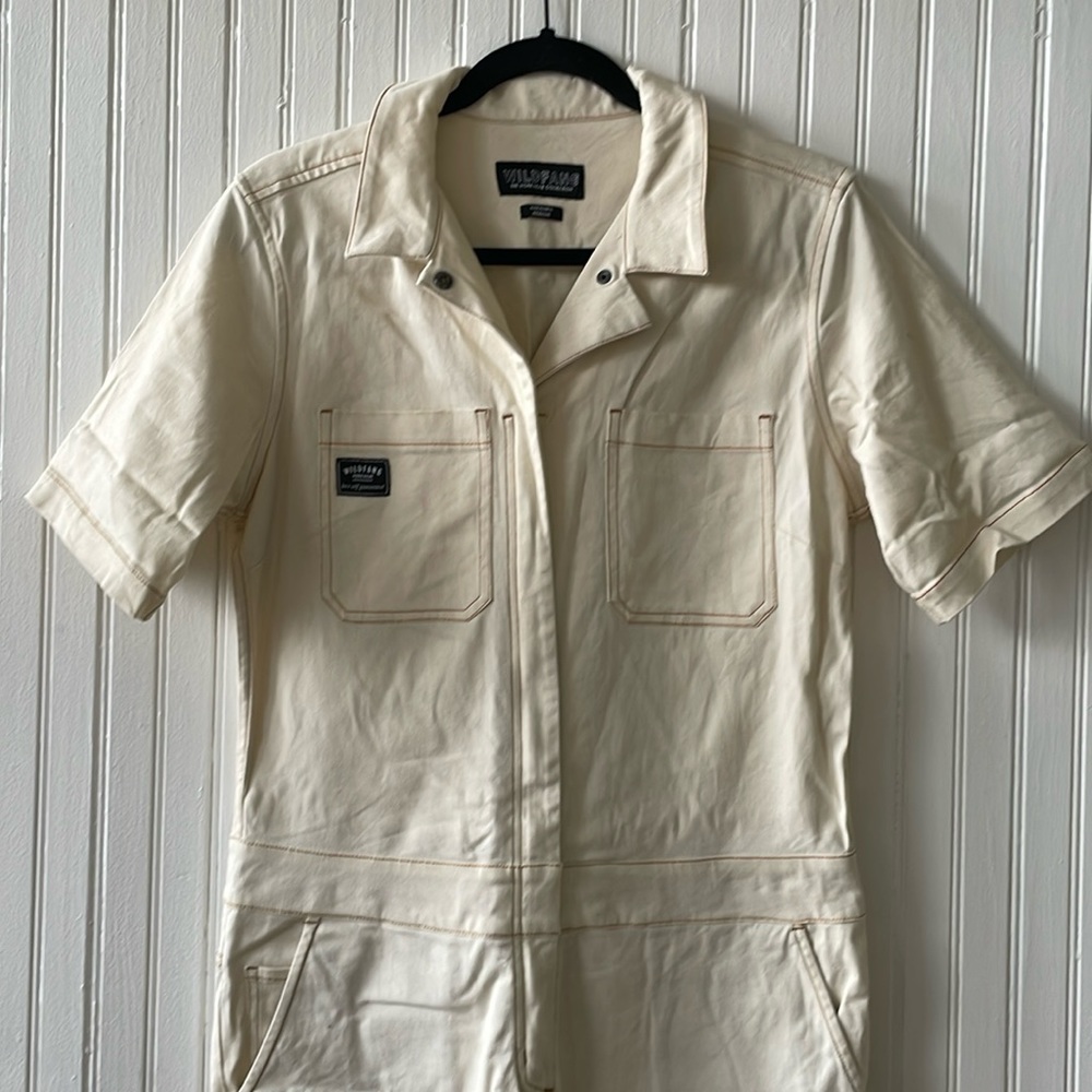 WILDFANG THE ESSENTIAL COVERALL (white/cream)